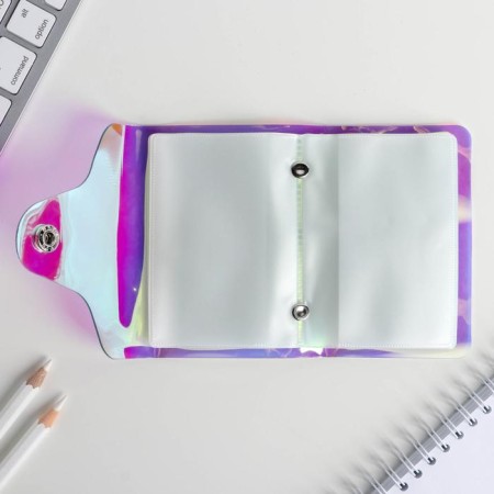 Set "Shine!", A holographic cover for a passport and a business card-6