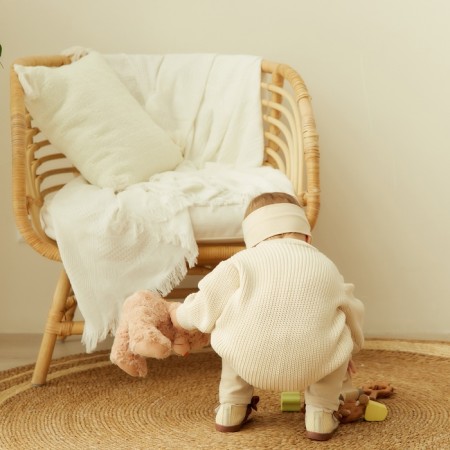 Knitted jumper SL Home, r.86-92 cm, milk-6