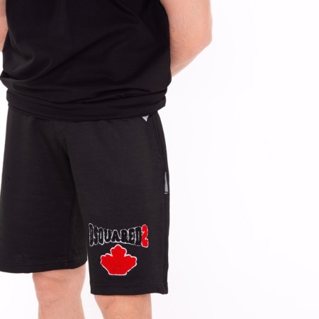 Male suit (T -shirt/shorts), black color/print mix, size m-3