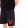 Male suit (T -shirt/shorts), black color/print mix, size m