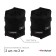 Tears onlytop, 2 pcs. x 2 kg, black color