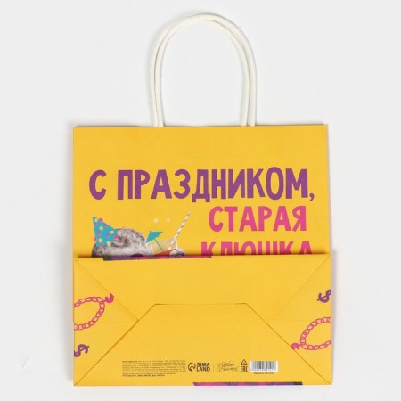 Gift package, packaging, "club", 22 x 22 x 11 cm-6