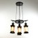 Jolly lamp 4he27 40W Black 40x12x87 cm
