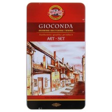 Artistic set KOH-I-NOOR 8890, Gioconda, 10 items in a metal penalty