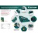 Laser Laser Kraftool Square-15 34705, for tiles, 2 rays, 15 m, 1/4 "