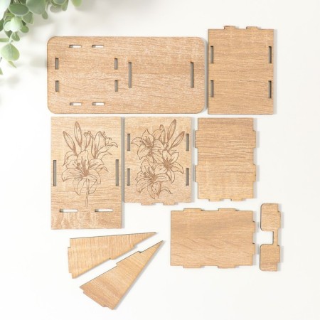 Table Organizer "Lilia" 18x12.5x9 cm (set of 9 parts)-5