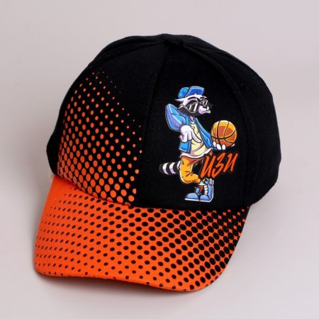 Baby cap for the boy "Iza", black color, rr 54-8
