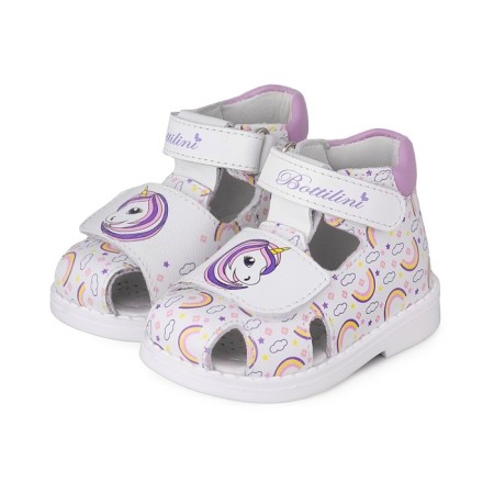 Baby sandals, size 22, white color