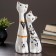 Figure "Love Cats" set 2pcs white 7x9x29cm
