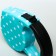 Roulette with leash, rubber pen, 5 m, animal weight up to 15 kg, blue pea