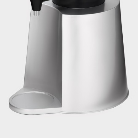 Pivnoye Tower "Metallic", 3 l, backlight flashes, 2 batteries, silver color-6
