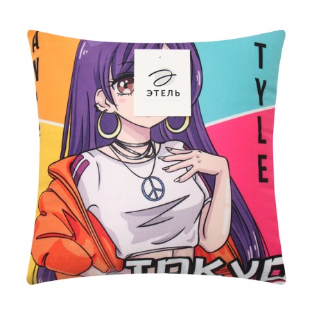 Decorative pillow "Tokyo anime"-3
