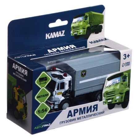 Metal truck "KAMAZ. OMON ", 1:54, inertia-5