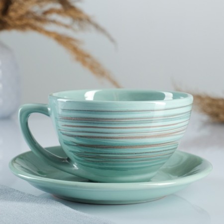 Tea couple "Elegant" 0.25l / 11x6.5cm + saucer 15cm, Scandinavia