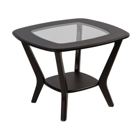 Gouring Melbourne with glass, 650x650x500, wenge/wenge