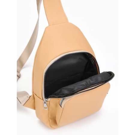 Backpack-sling, 18*5.5*29 cm, lightning department, 1 n/pocket, beige-4