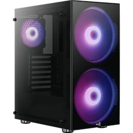 Aerocool Python-G-BK-V1, without PSU, ATX, MIDI-Tower, Black-7