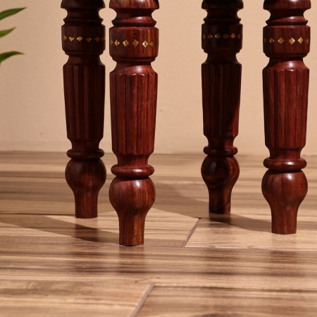 Coffee table 38x38x38 cm, tree shisham-3