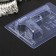Form for chocolate and sweets Plastic "Pistol", 10 × 6 × 2 cm, Color transparent