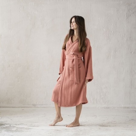 Shifu robe, size m, terracotta color-2