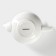 Teapot Porcelain Hot Magistro "Blanche", 600 ml, white color