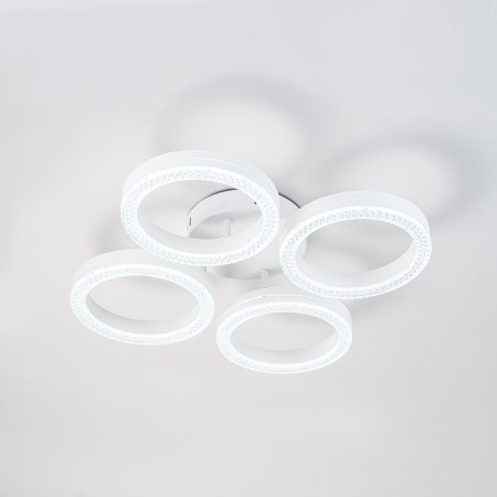 Ceiling light ESCADA, 10282/4LED. 1x60W, LED, 4200LM, 3000/4000/6000K, 515x515x100 mm, white/transparent color-3