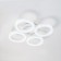 Ceiling light ESCADA, 10282/4LED. 1x60W, LED, 4200LM, 3000/4000/6000K, 515x515x100 mm, white/transparent color