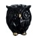 Figure "Owl Origami" Black, 14cm