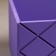 Wooden Kashpo "Hellas Big, Pack", 25 × 12.5 × 10 cm violet