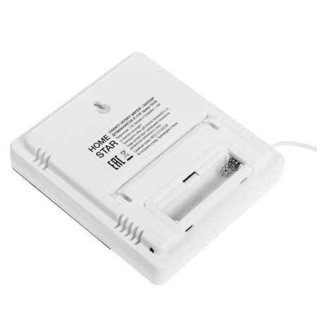 Homestar HS-0109, indoor, dimension of humidity, white thermometer, white-3