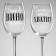 Paired glasses for the wine "I take all the wine", 360 ml
