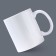 Ceramic "Nervous system" mug, 320 ml, white color