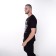 T -shirt male "Dragon", black color/white print, size 58