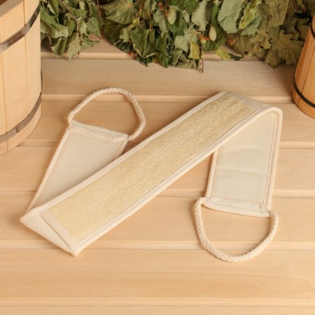 Liff's washcloth, ribbon with segments, with cotton