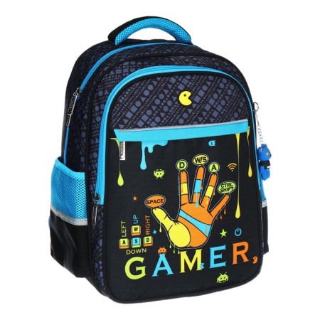 School backpack 38 x 29 x 14.5 cm, Hatber Ergonomic Light, "Old Gamer" NRK_15149-1