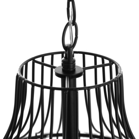 Bayerlux "Grelin" chandelier E27 40W black 30x30x70 cm-5