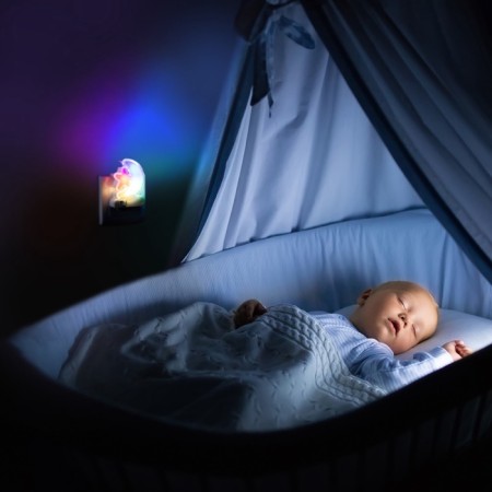 Nightlight plastic month 8*5.5*5 cm risalux-9
