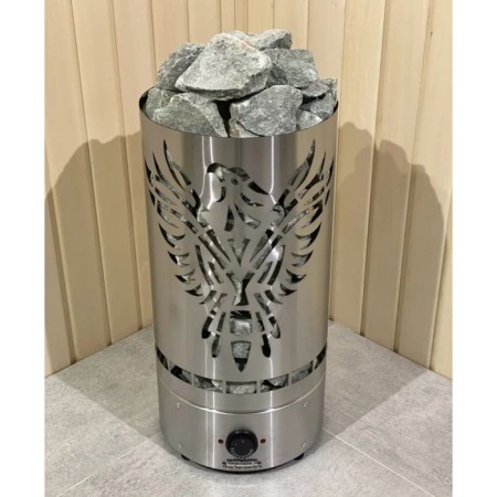 Electric bundle for the Phoenix Plus sauna, 6 kW, electric tap, stainless steel, without stones-1