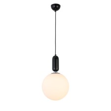 Светильник подвесной St Luce. SL1220.403.01. Rietta. 1х60 Вт, E27, 25х25х43 см, цвет чёрный