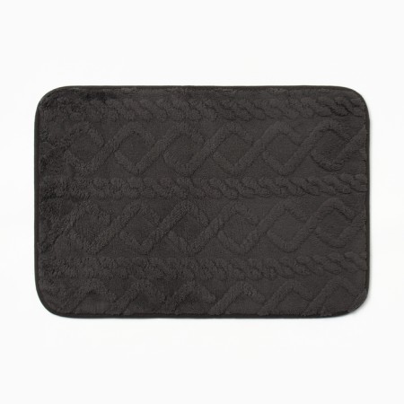 Bathroom mat Ethel "Pattern", col. Gray, 40x60 cm