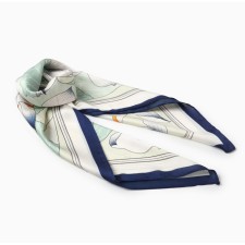 Women's scarf minku rr 70*70 cm, col. green