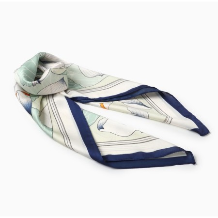 Women's scarf minku rr 70*70 cm, col. green