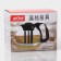 The teapot glass tender “Illusion”, 1.5 l, with metal sieve, black color