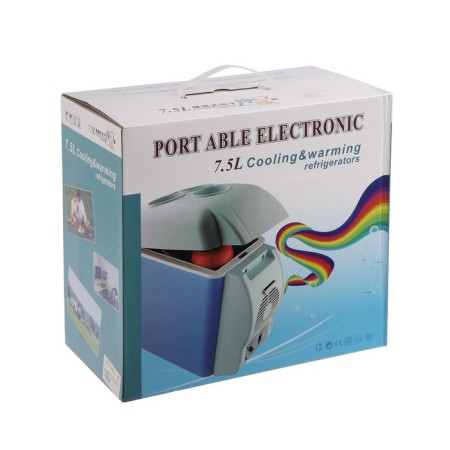 Auto chillor 7.5 l, 12 V, with a heating function, gray-blue-7