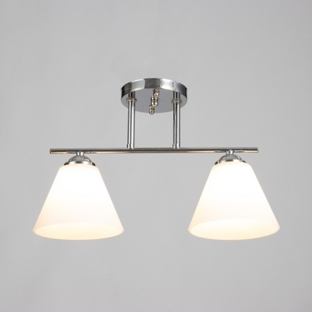 Люстра "Лаура" 2x60Вт E27 хром 44х14х30 см BayerLux-1