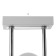 Alatea chandelier 6he27 40W Belo-chromovy 55x43x28 ​​cm Bayerlux