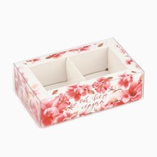 Box for 2 sweets with cells 