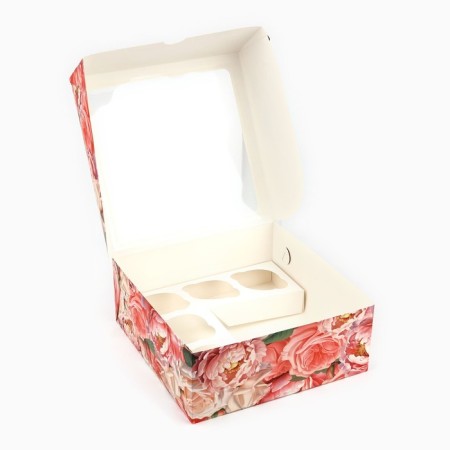 Box for Capcakes "The Most Beautiful in the World", 25 × 25 × 10 cm-4