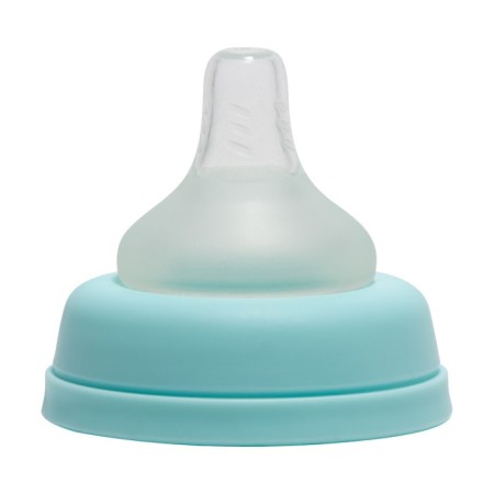 A bottle for feeding with a wide throat and silicone nipple milk, 360 ml, 0+-7
