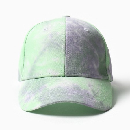 Women's cap Minaku "Tie-Dye", green color, rr 54-56-2